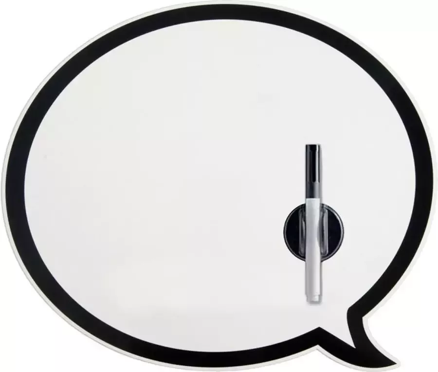 Balvi Magnetisch memobord praatwolkje 23869 Klaar voor gebruik Ophangen zonder boren Magnetisch