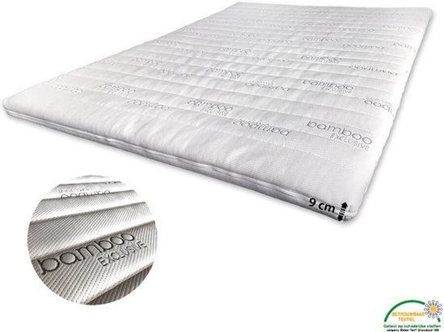 Bamboo Topdekmatras 9 cm Koudschuim HR50 100 200