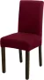 BankhoesDiscounter Knitted Stoelhoes Maat M Bordeaux Rood Hoes voor uw eetkamer stoelen - Thumbnail 2