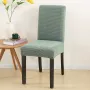 BankhoesDiscounter Knitted Stoelhoes Maat M Groen Hoes voor eetkamer stoelen Stoelhoezen eetkamerstoelen - Thumbnail 3