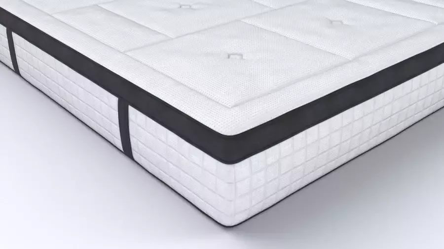 Baolit Matras Cuba Tweepersoons 160*200 cm Latex traagschuim pocketvering matras Winter en zomer zijde 32cm matrasdikte Oeko-Tex 10 jaar Garantie Made in Belgium