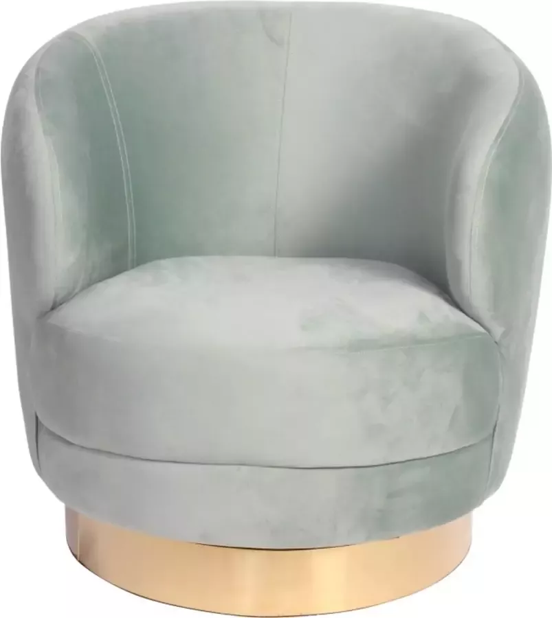 Baroque Fauteuil Stoel Yves 82x80x80 Polyresin+glass