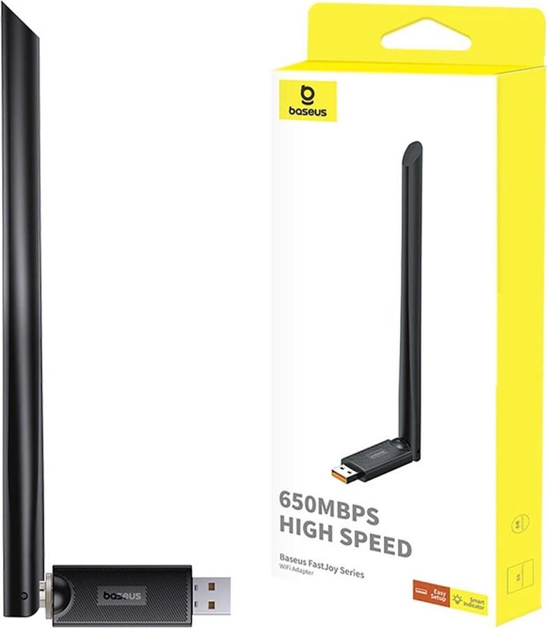 Baseus BS-OH173 650Mb s 5 GHz USB-netwerkkaart zwart