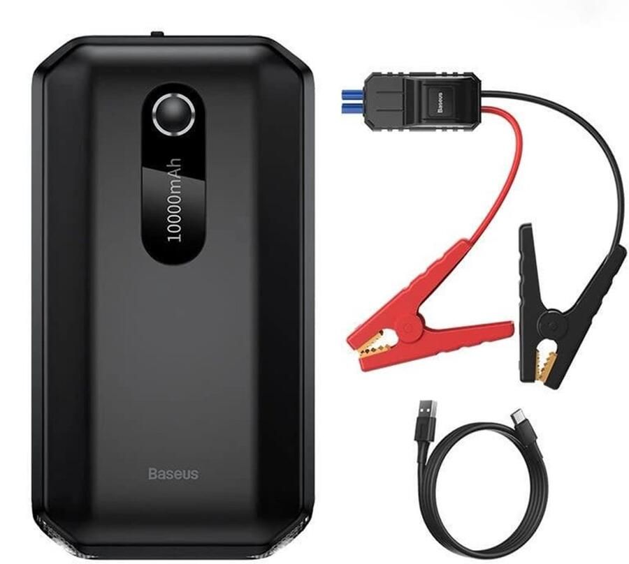 Baseus jump starter auto start hulp voor onderweg 10000MAH 12v