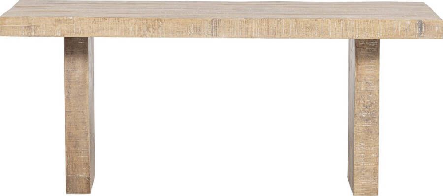 BASICLABEL Balk Eettafel Mangohout Naturel 76x180x90 - Foto 4