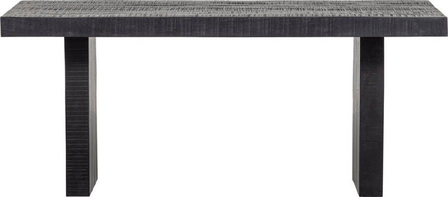 BASICLABEL Balk Eettafel Mangohout Zwart 76x180x90 - Foto 2