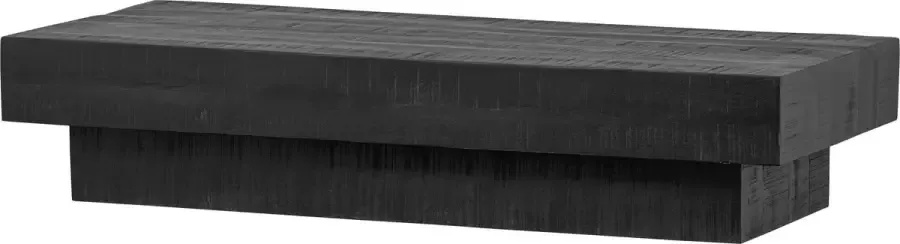 Basiclabel Balk Salontafel Hout Zwart 30x150x60 - Foto 1