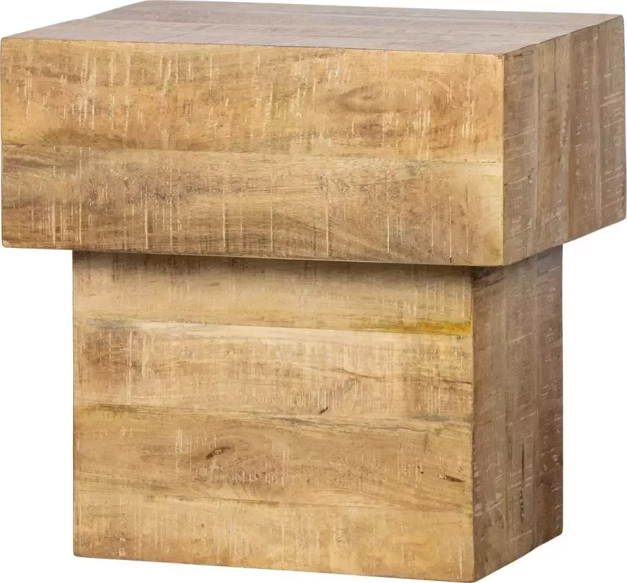 WOOOD Basiclabel Balk Too Salontafel Hout Naturel 50x50x35
