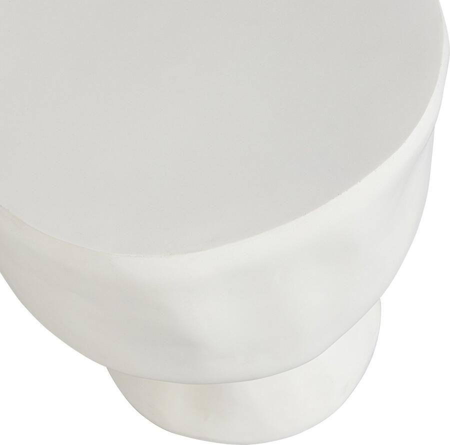 BASICLABEL Bijzettafel Aur Polymeer Naturel 50x40x40 - Foto 2