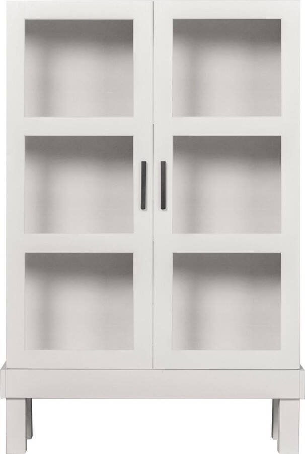WOOOD Basiclabel Bonk Vitrinekast Grenen Mist 160x103x37 - Foto 2