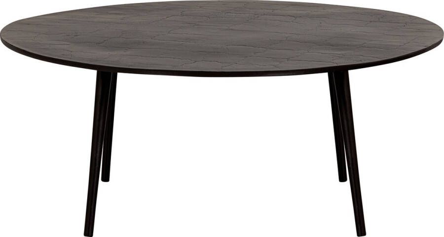 Basiclabel Cres Salontafel Aluminium Antique Zwart 40x100x100