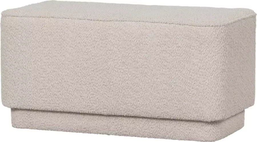 BASICLABEL Lus Bankje Boucle Off White 47x90x42 - Foto 1