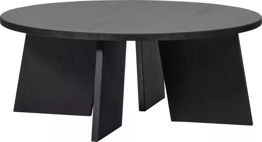 WOOOD Basiclabel Fries Salontafel Eiken Blacknight 36x90x90
