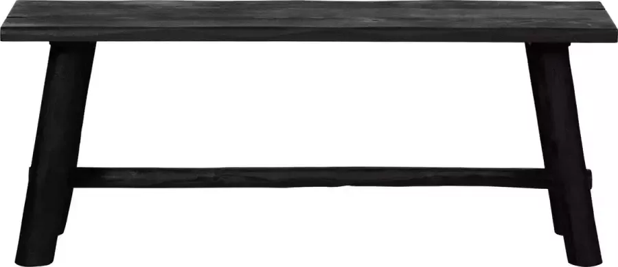 Basiclabel Timber Bankje Mango Hout Zwart 45x145x35 - Foto 1