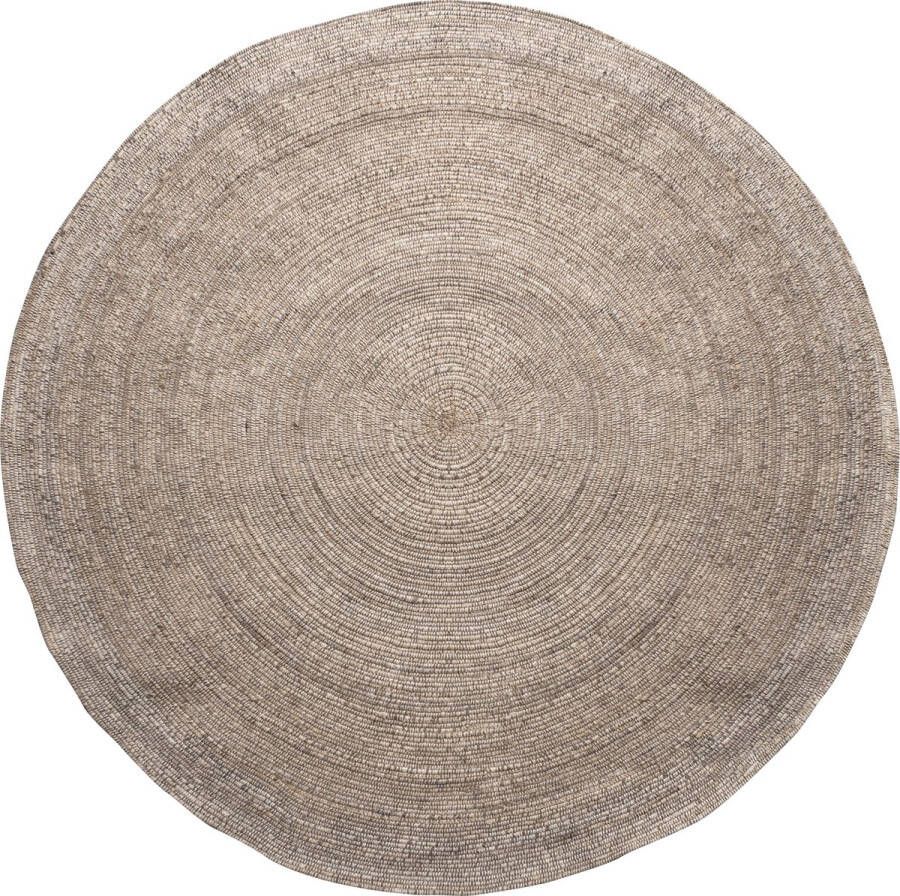 BASICLABEL UTOPIA VLOERKLEED ROND NATUREL Ø200CM