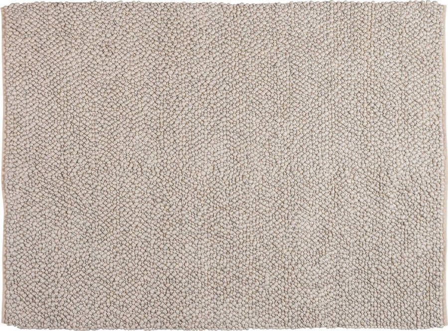 WOOOD Basiclabel Veld Vloerkleed Wol Naturel 1x160x230