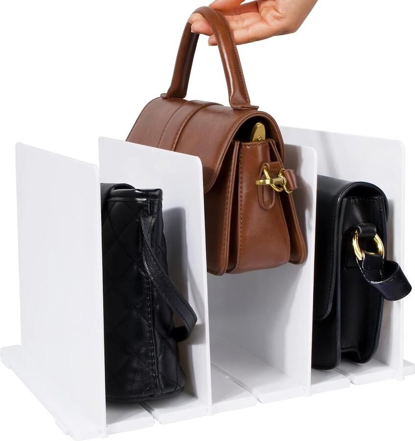 Bastix Verstelbare plankverdeler 4 stuks verdeler plank niet boren plankensysteem voor kledingkast boekenkast keukenkast opslag en organisatie