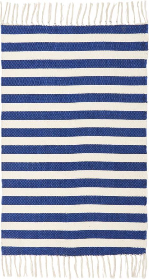 Batela Kleed navy-wit gestreept