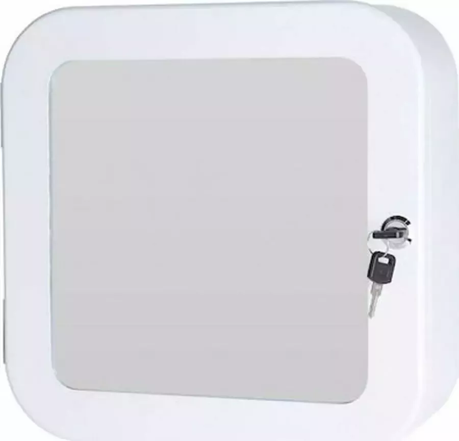 Bathroom Solutions Medicijnkast met Spiegel 32x32 x 11.5 cm Wit variant zwart variant