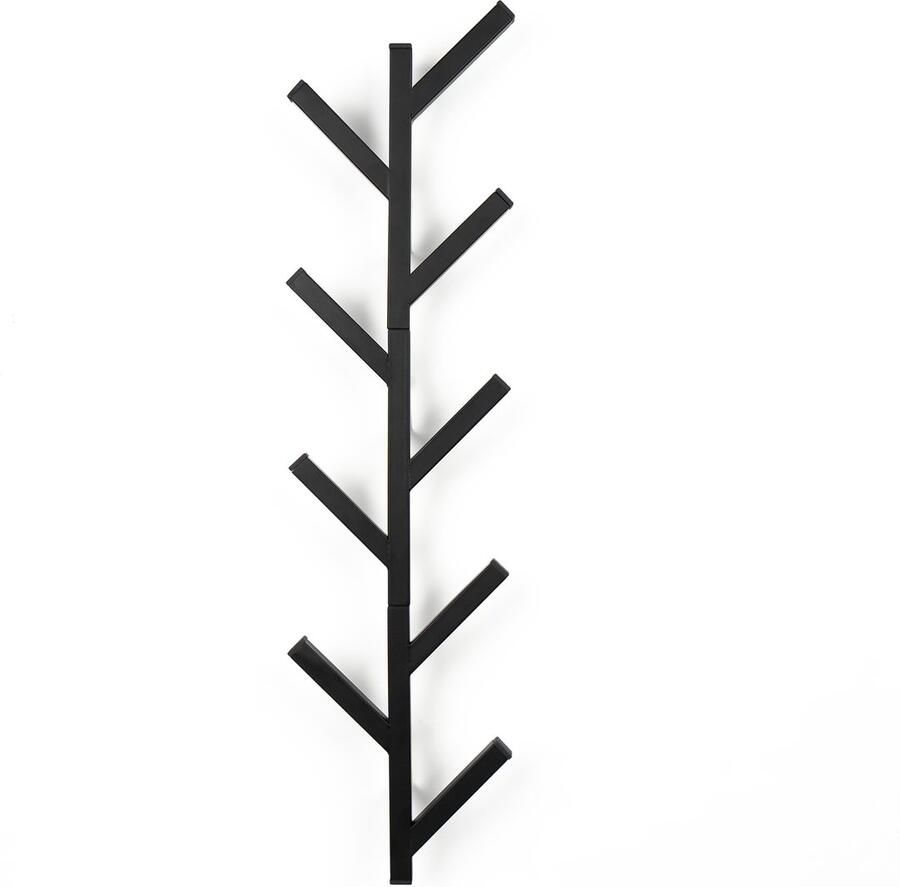 BAULK Kapstok – Wandkapstok – Kapstok hangend – Verticaal Zwart – Modern – Medium – 65cm - Foto 2
