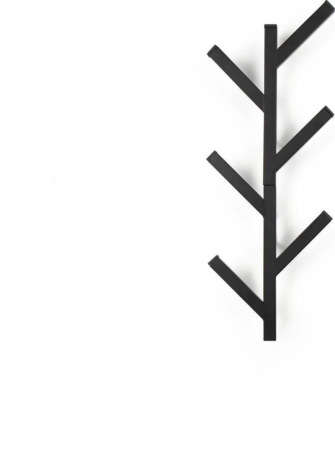 BAULK Kapstok – Wandkapstok – Kapstok hangend – Verticaal Zwart – Modern – Smal – 44cm - Foto 2