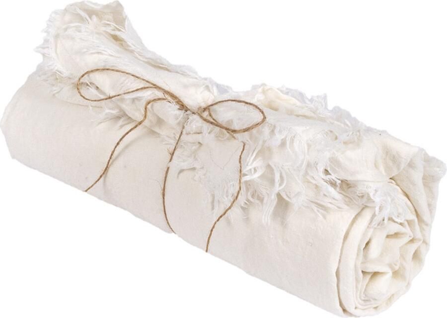 Bazar Bizar Het linnen tafelkleed Wit 150x200