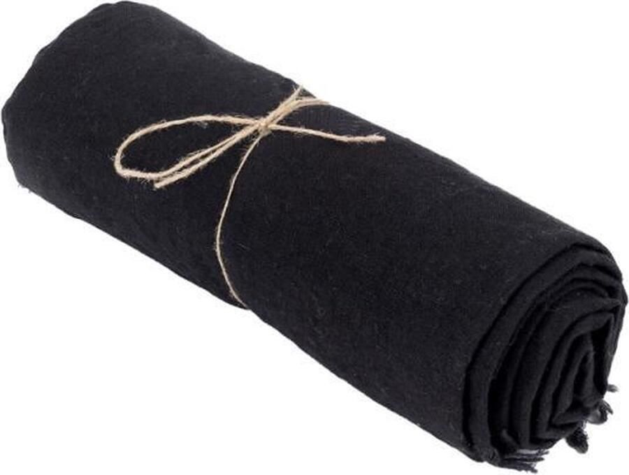 Bazar Bizar Het Linnen Tafelkleed Zwart -150x150