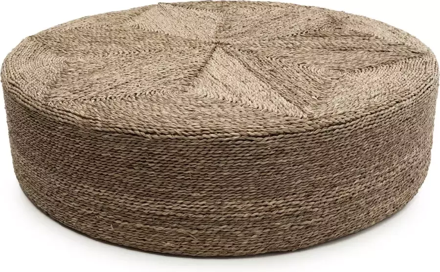 Bazar Bizar Poef Huge Zeegras 100cm Naturel