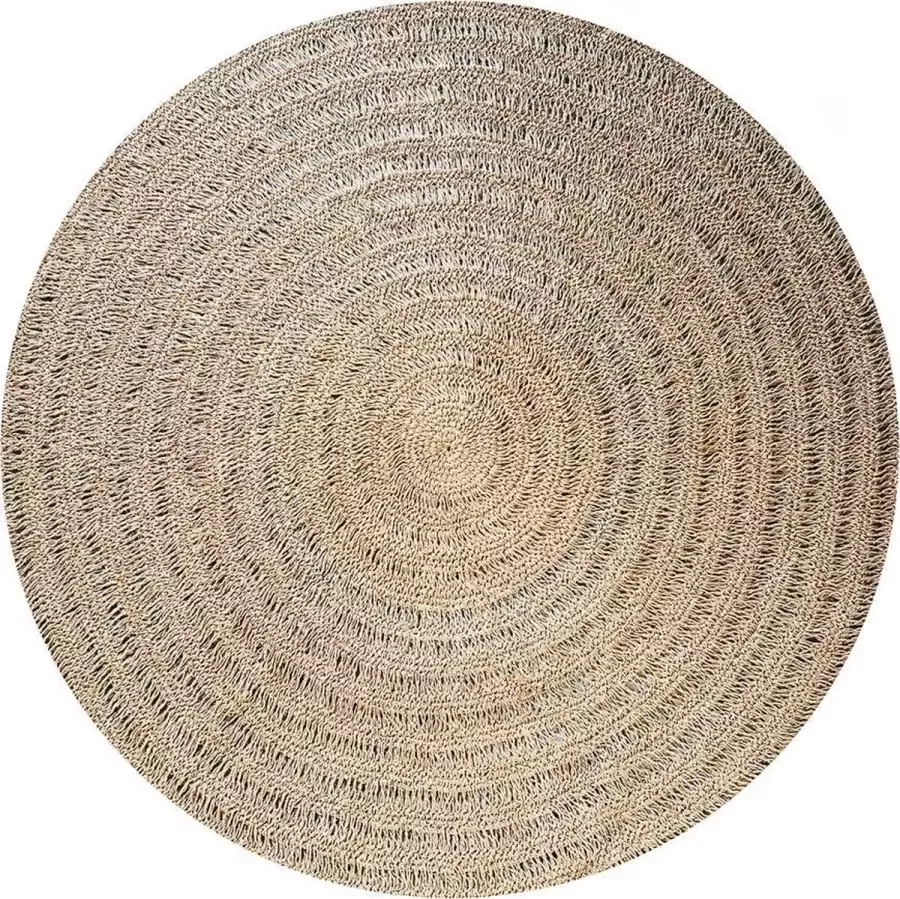 Bazar Bizar Bazar Rond Vloerkleed Seagrass 150cm Naturel - Foto 1