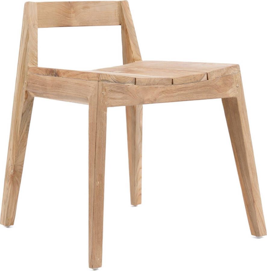 Bazar Bizar Eetkamerstoel Ydra Teakhout Naturel - Foto 2