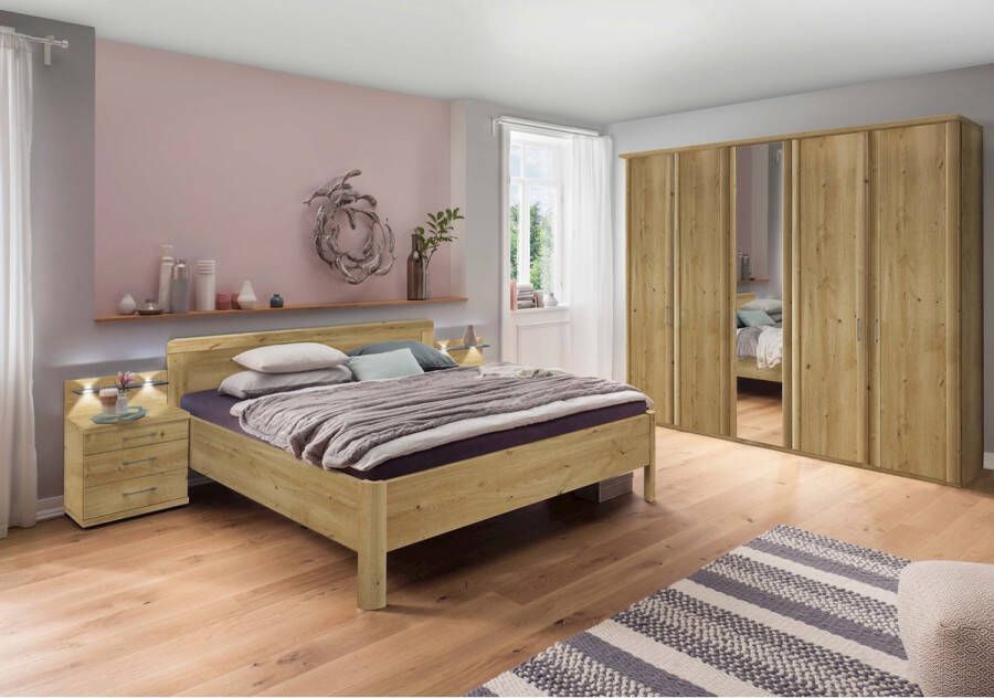 WIEMANN Houten bed Bern Bedframe voor slaapkamer verschillende maten en kleuren in comforthoogte