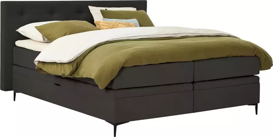 BBright B Bright Opbergbox Citrine met gestoffeerd matras 200 x 200 cm