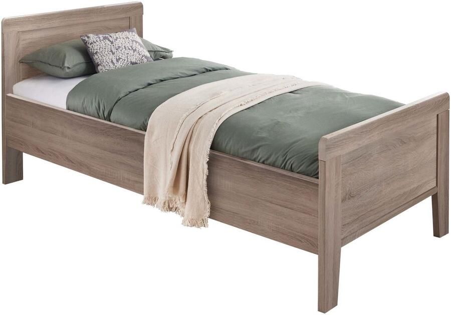 BBright Comfort Collectie bed Bienne Tradi 100 x 200 cm truffel eiken