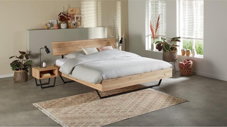 BBright B Bright Bed Elessar Raw 180 x 200 cm eiken