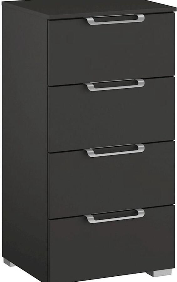 BBright Beter Bed Select commode Sydney met 4 laden smal 40 x 80 x 42 cm grafiet