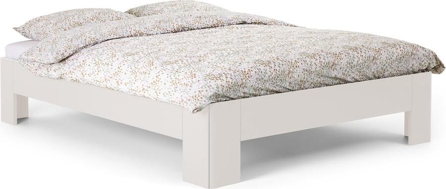 BBright B Bright Fresh 400 Bed 120 x 200 cm Bedframe Wit Bedombouw Instaphoogte: 40cm Tweepersoonsbedden