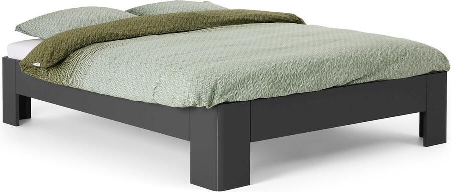 BBright B Bright Fresh 400 Bed 160 x 220 cm Bedframe Antraciet Bedombouw Instaphoogte: 40cm Tweepersoonsbedden - Foto 2