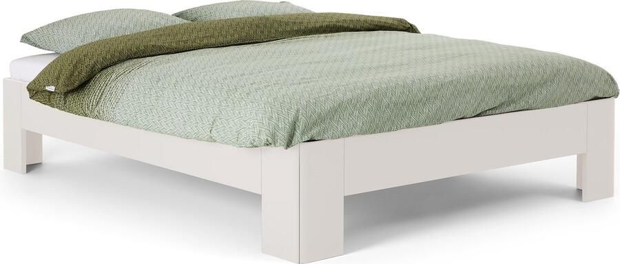 BBright B Bright Fresh 500 Bed 120 x 200 cm Bedframe Wit Bedombouw Instaphoogte: 50cm Tweepersoonsbedden