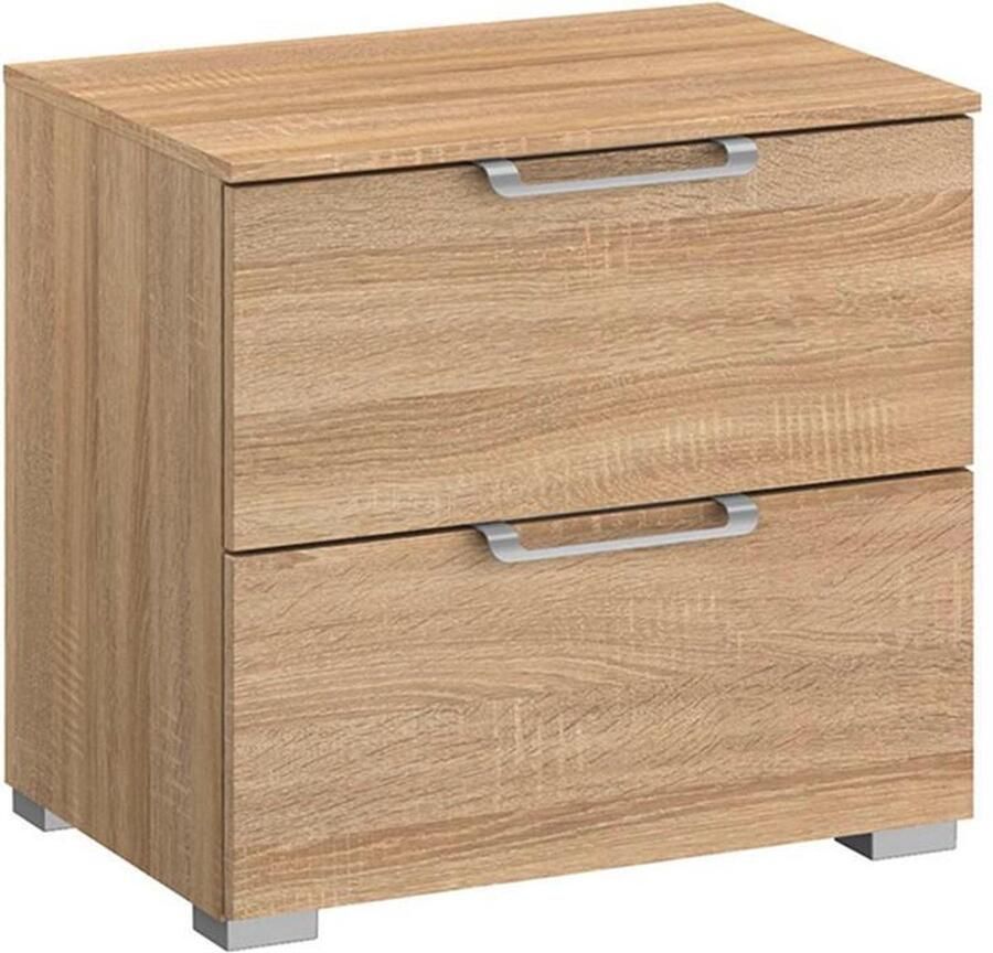 BBright Beter Bed Select nachtkast Sydney met 2 laden 50 x 48 x 42 cm sonoma