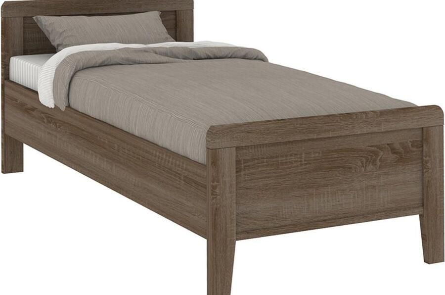BBright Comfort Collectie bed Bienne Tradi 90 x 220 cm truffel eiken - Foto 2