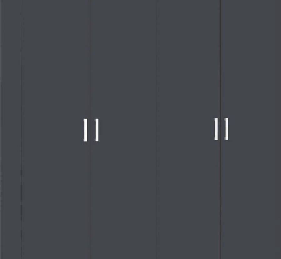 BBright Beter Bed Basic draaideurkast Compact 202.5 x 215 x 58 5 cm antraciet mat