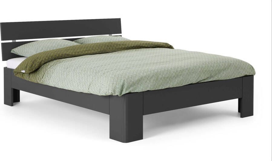 BBright Beter Bed Fresh 400 Bedframe met Hoofdbord 120x210 cm Antraciet