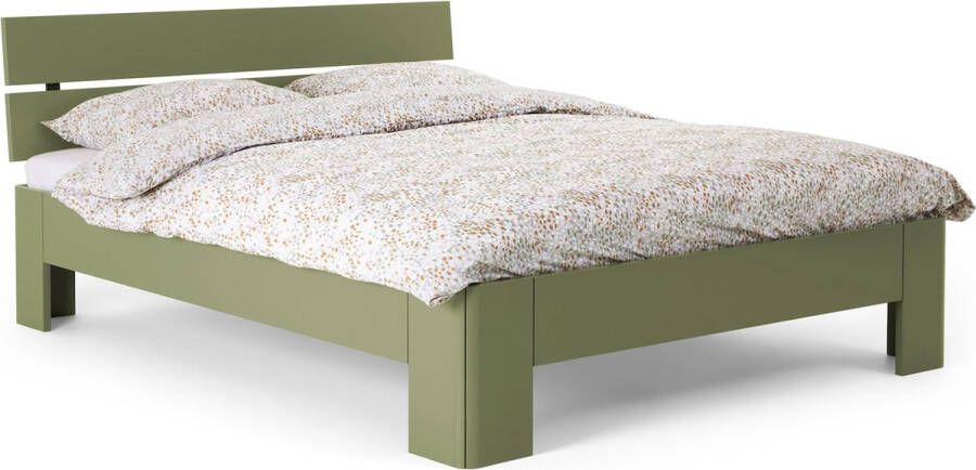 BBright Beter Bed Fresh 400 Bedframe met Hoofdbord 160x210 cm Rietgroen