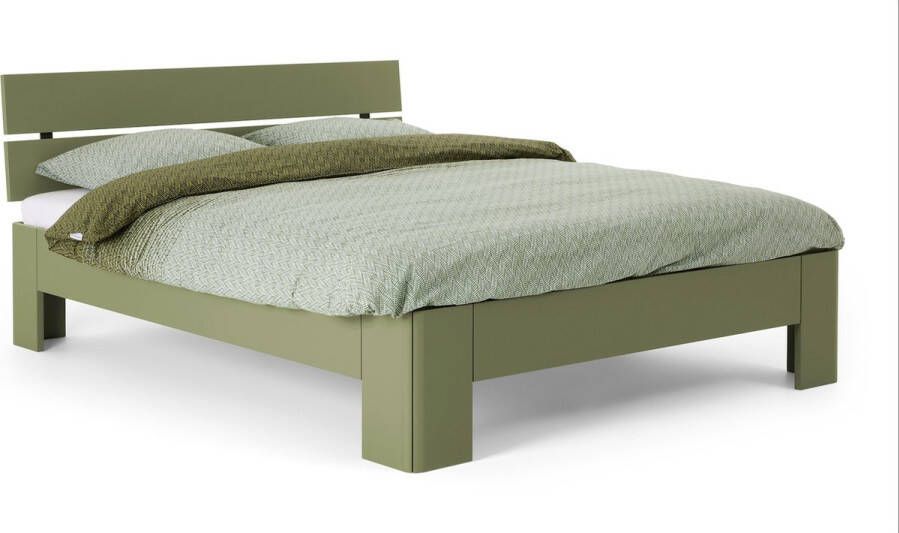 BBright Beter Bed Fresh 400 Bedframe met Hoofdbord 160x220 cm Rietgroen