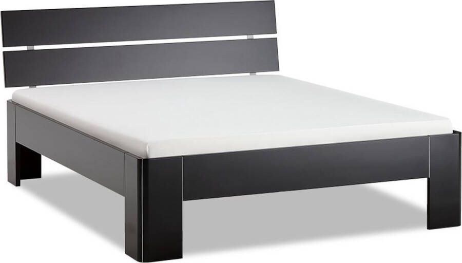 Beter Bed Select Beter Bed Fresh 450 Bedframe met Hoofdbord 140x200 cm Zwart