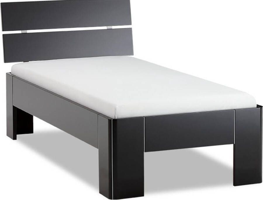Beter Bed Select Beter Bed Fresh 450 Bedframe met Hoofdbord 90x200 cm Zwart