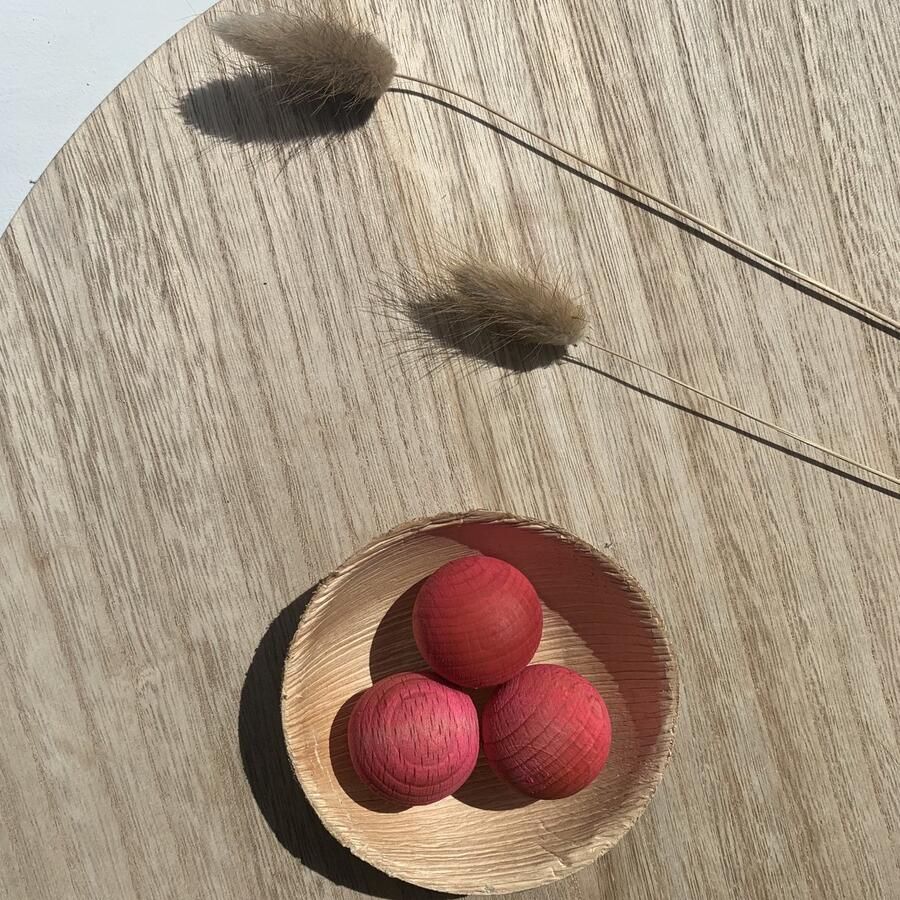 Be Flowerly Geurblokjes Roos Per 3 stuks Met bamboeschaaltje Voor op Tafel Decoratie & Cadeau Stijlvol en Uniek Design