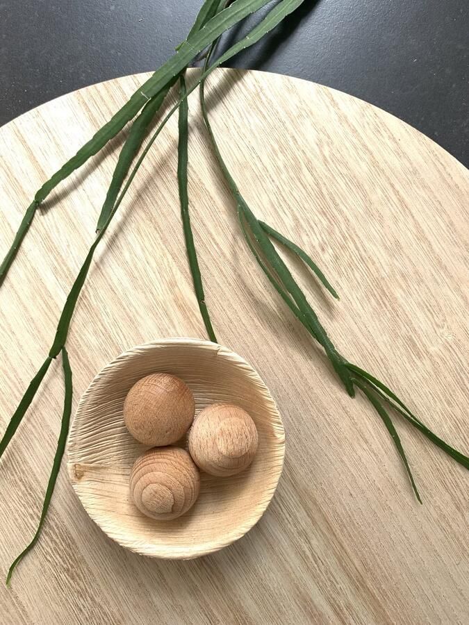 Be Flowerly Geurblokjes Winter Manderijn Per 3 stuks Met bamboeschaaltje Voor op Tafel Decoratie & Cadeau Stijlvol en Uniek Design