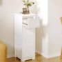 Bealife Commode met 4 Lades Badkamerkast Opbergmeubel Slaapkamer Vrijstaand Ladekasten Multifunctionele Kast voor Badkamer Woonkamer Hal MDF 30 x 30 x 85 cm Wit - Thumbnail 1