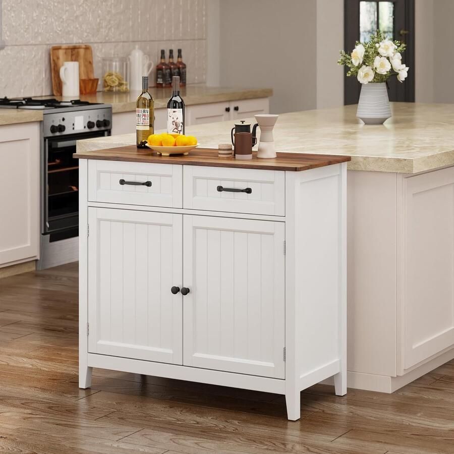 Bealife Commode met 4 Lades Badkamerkast Opbergmeubel Slaapkamer Vrijstaand Ladekasten Multifunctionele Kast voor Badkamer Woonkamer Hal MDF 30 x 30 x 85 cm Wit - Foto 2